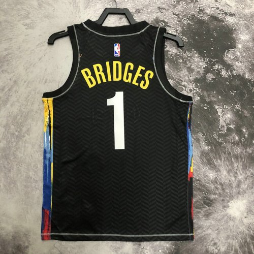 Maillot de Basket #1 Bridges Brooklyn Nets 20-21 city